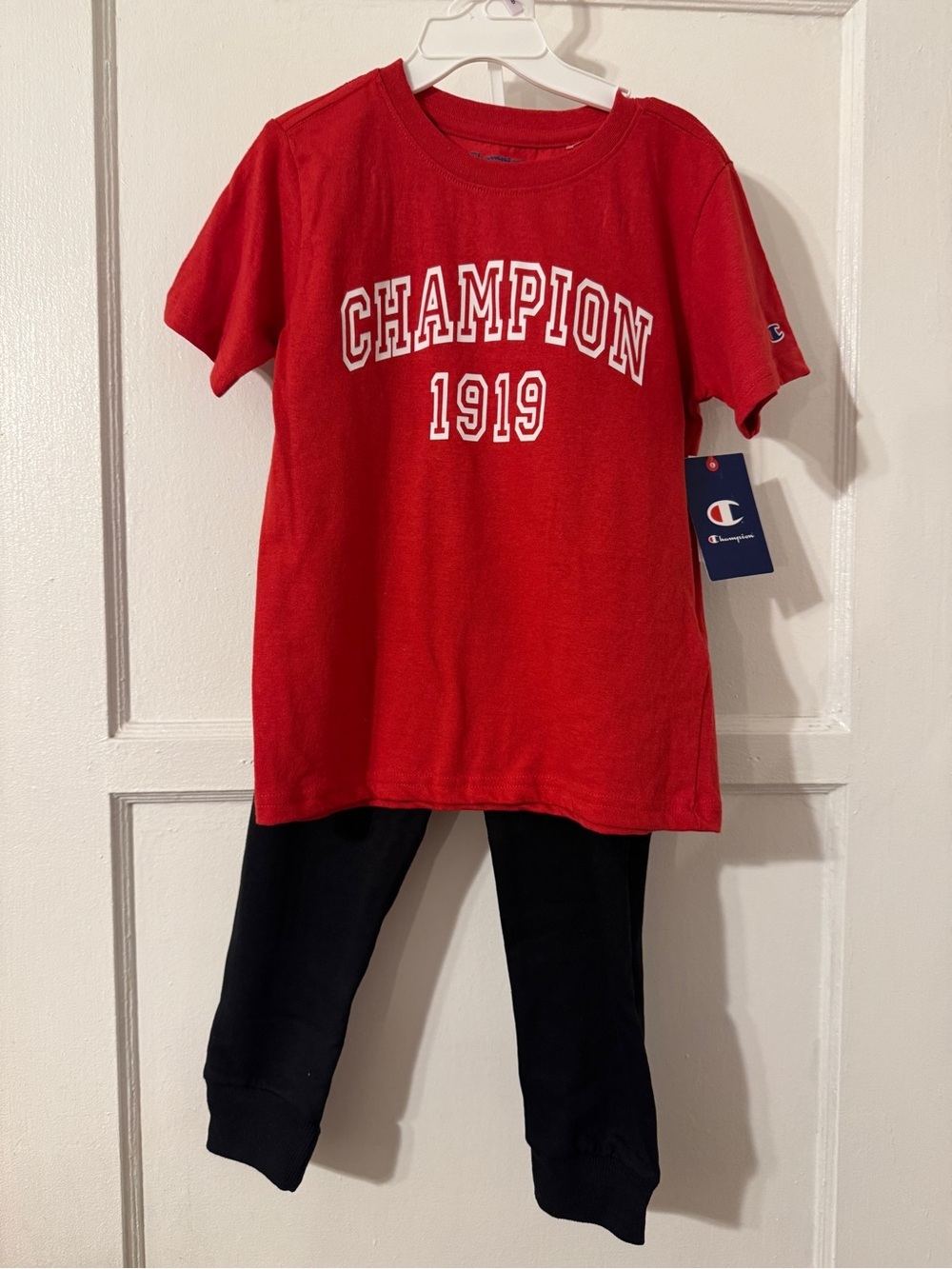 Champion boy jogger set Sz 6